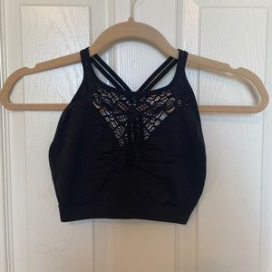Black Bralette Crop Top